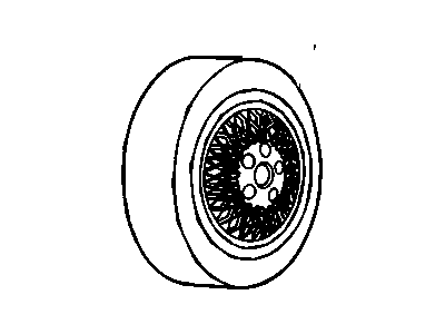 1990 Chevy Beretta Spare Wheel - 10148017