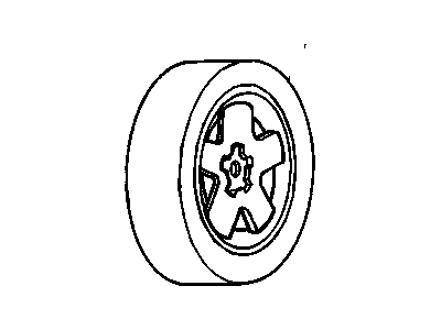 1990 Chevy Beretta Spare Wheel - 12503642