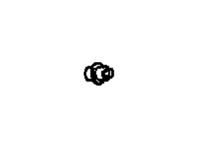 Pontiac 9594435 CAP,WHEEL NUT/BOLT(BLACK)