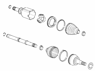 Cadillac CV Boot - 84148576