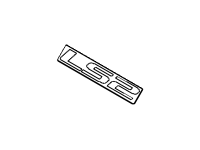 Cadillac 10392665 LABEL,ENGINE IDENTIFY