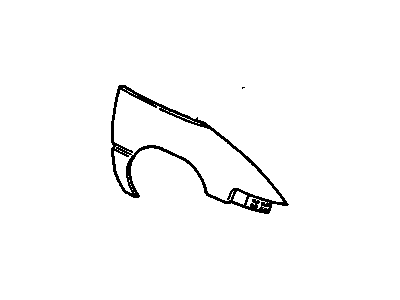 GM 10148713 Fender, Front Driver Side
