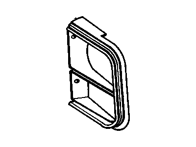 GM 14048626 Headlamp Assembly Bezel, Passenger Side