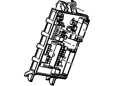 Cadillac 23189315 BLOCK,BODY WIRING HARNESS JUNCTION(INCLUDES 2,4,5,7)(13.100)