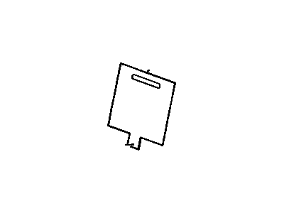 GM 15256488 Panel, Front Seat Lumbar, Driver Side