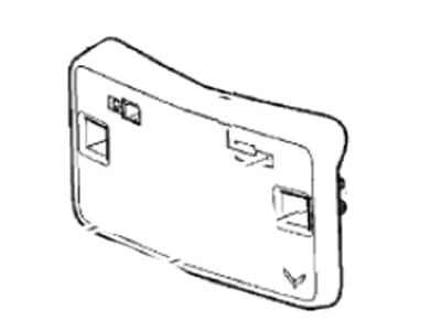 Chevy 23129607 BRACKET,FRONT LICENSE PLATE