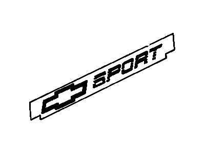 GMC 15606056 Tail Gate Logo