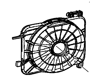 Pontiac Firebird Fan Shroud - 22040195