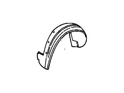 GM 10179115 Liner, Front Inner Driver Side