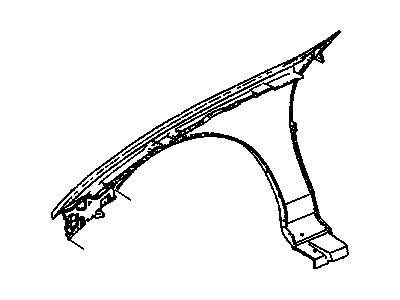 Pontiac 12528521 Fender