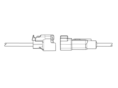 Chevy 13576644 CONNECTOR KIT,INSTRUMENT PANEL WIRING HARNESS(HVAC CONTROL MODULE X1)(GREEN W/WHITE TERMINAL POSITION ASSURANCE)(20-WAY FEMALE)(W/O LEADS)(11.558)(SIDE ELECTRIC CODE: K33)
