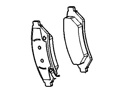 2005 Pontiac Montana Brake Pad - 19242606