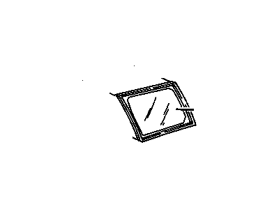 GMC 15696951 Side Glass