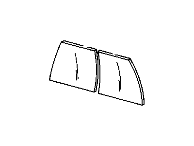 GMC 15692192 Door Glass