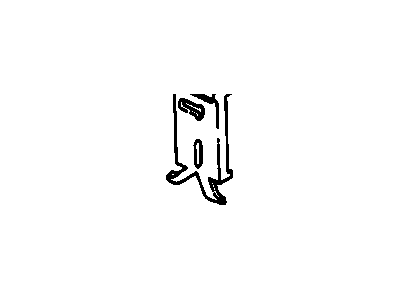 Pontiac 10133884 Body Side Molding Retainer Clip