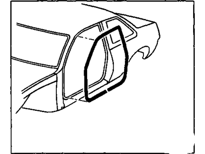 Cadillac Cimarron Door Seal - 22635798