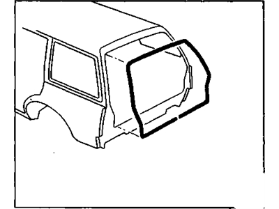1989 Buick Skyhawk Weather Strip - 22544796
