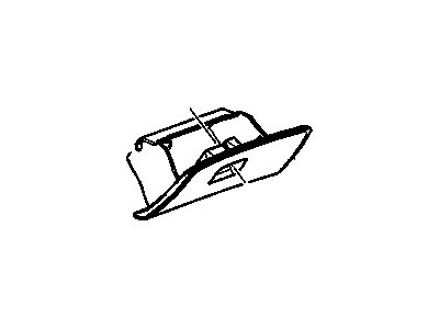 GM 25875299 Compartment, Instrument Panel
