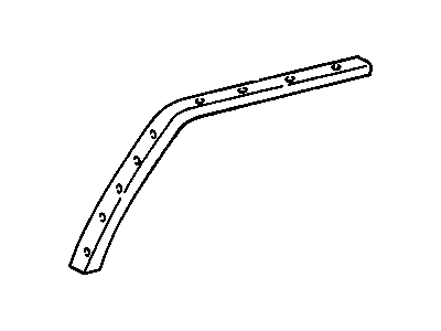 Chevy 10281099 Run Weatherstrip Retainer