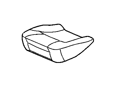 GM 88948982 Cover, Am7 - Rear Folding Bench Seat Cushion, Oak