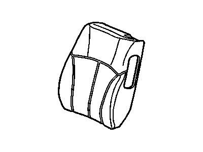 GM 88948972 Cover, Am7 - Rear Folding Bench Seat Back