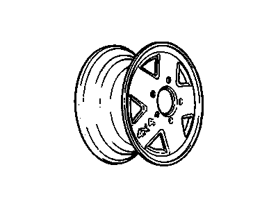 1991 GMC Sonoma Spare Wheel - 12350206