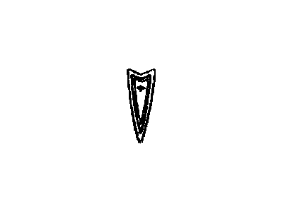 Pontiac 6000 Emblem - 20338559