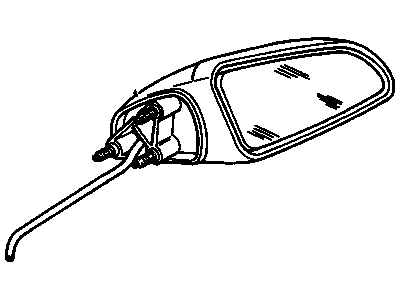 Oldsmobile 98 Side View Mirrors - 20487117
