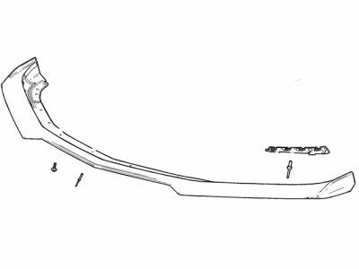 GM 84132662 Extension, Front And Rear Bumper/Fascia Face, Black