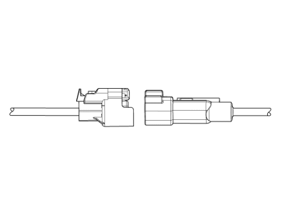 Chevy 19354851 CONNECTOR KIT,ENGINE WIRING HARNESS(ENGINE HARNESS TO TRANSMISSION CASE HARNESS X2)(BLACK)(12-WAY FEMALE)(W/O LEADS)(SIDE ELECTRIC CODE: X176)