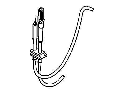 1988 Pontiac Grand Am Throttle Cable - 10039496