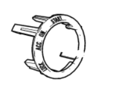 GM 95910978 Bezel, Ignition Lock