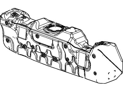 Chevy Silverado 3500 HD Fuel Tank - 25901690