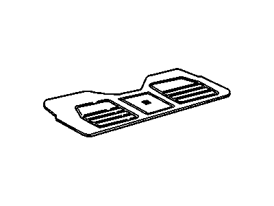 Chevy 12497380 MAT PKG,REAR CARPET(NEUTRAL)(1 PC)