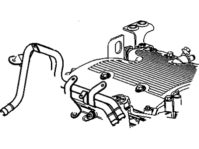 Saturn 12598522 PIPE,HEATER INLET & OUTLET(INCLUDES 19)(TO AUXILIARY HEATER HOSE ASSEMBLY & DASH FITTING)