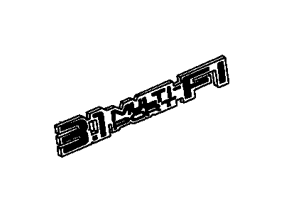 Chevy 22547335 Nameplate
