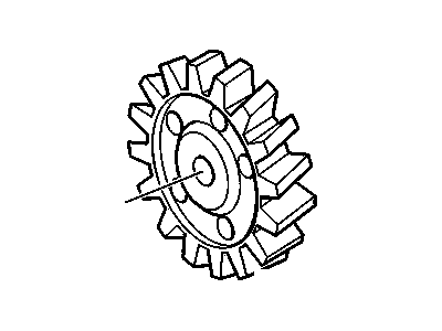 Chevy 97372516 Pump Drive Gear