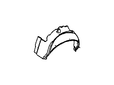 Chevy Chevette Fender Splash Shield - 363077
