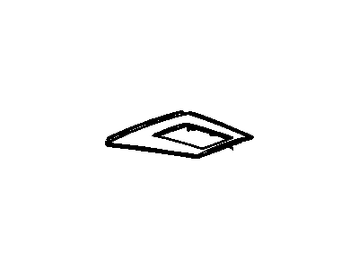 GM 25970399 Plate, Floor Console, Front