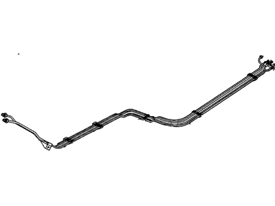 Chevy 3886933 SHIELD,BRAKE & FUEL PIPE(PART OF 13)(BLACK)(1/4"OUTSIDE DIAMETER X 64 1/2")(11 COILS PER INCH,STEEL WIRE,CUT FROM BULK)(3.163)