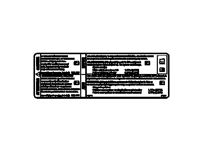 Hummer 25825379 Info Label