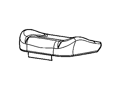 GM 19122122 Cover, Am6 - Front Split Bench Cushion, Passenger Side