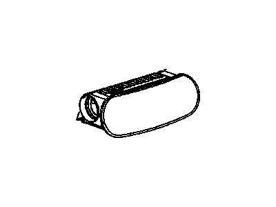 GM 21060869 Passenger Air Bag, Black