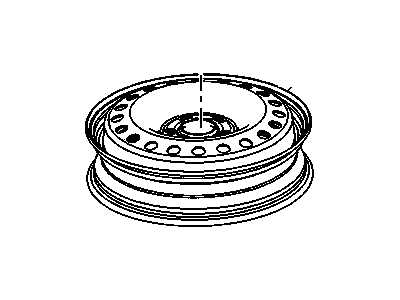 Buick 13219393 WHEEL,17X7