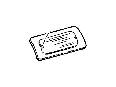 GM 16520288 Lens, Tail Lamp
