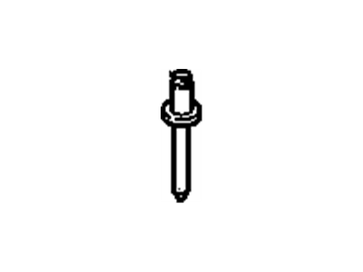 Pontiac 9442972 RIVET,ROCKER PANEL MOLDING RETAINER(PART OF 13)(.25 DIAMETER.36 LEN.74 OUTSIDE DIAMETER)(POP TYPE)(8.967)