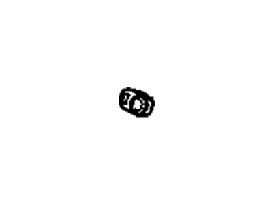 Hummer 15250458 SWITCH,OUTSIDE REAR VIEW MIRROR REMOTE CONTROL(PART OF 11)(EBONY)(TOP OF SWITCH IS OVAL ON BOTH ENDS)(10.186)