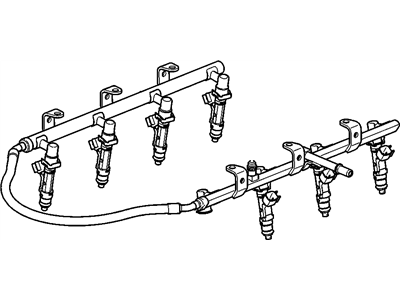 GM 12598840 Fuel Rail