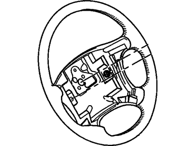 Oldsmobile 16759428 Steering Wheel