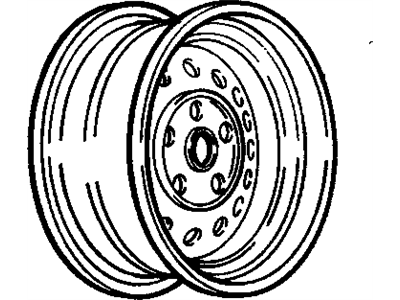 1995 Pontiac Trans Sport Spare Wheel - 9591794